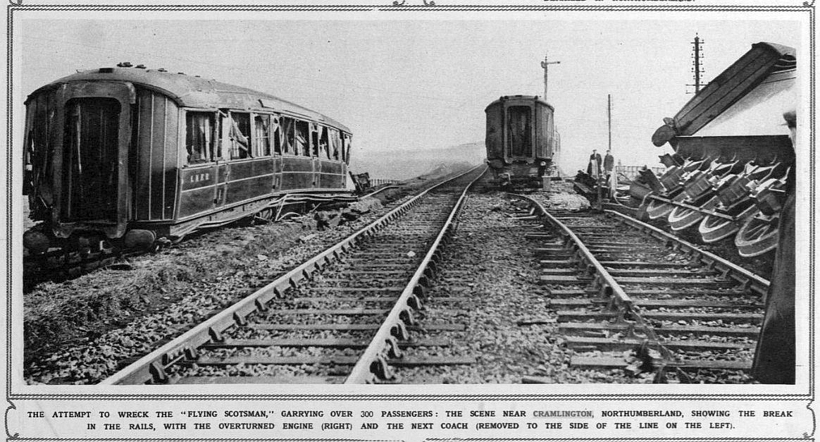 Cramlington train wreck 1926 strike