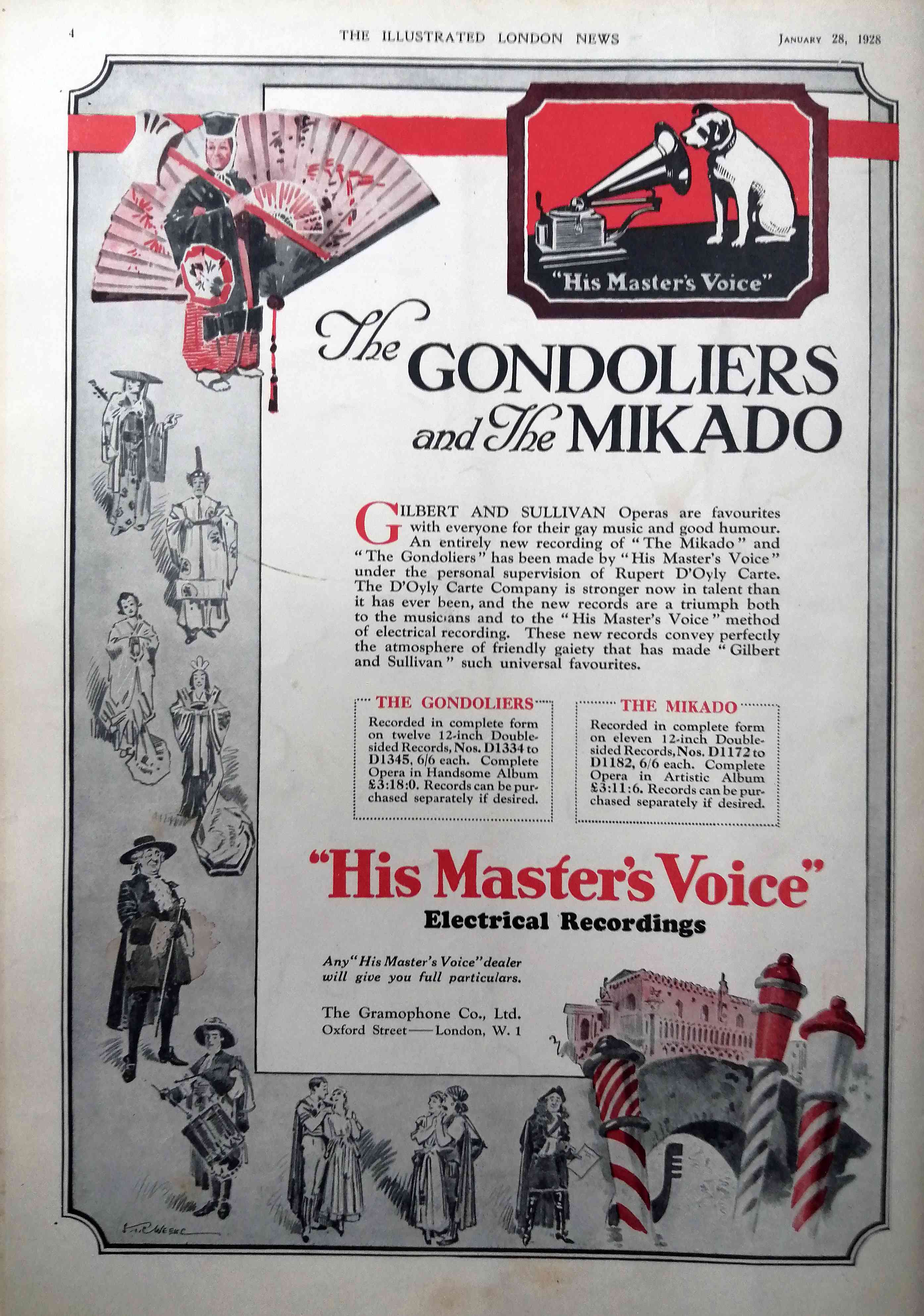 HMV gondoliers