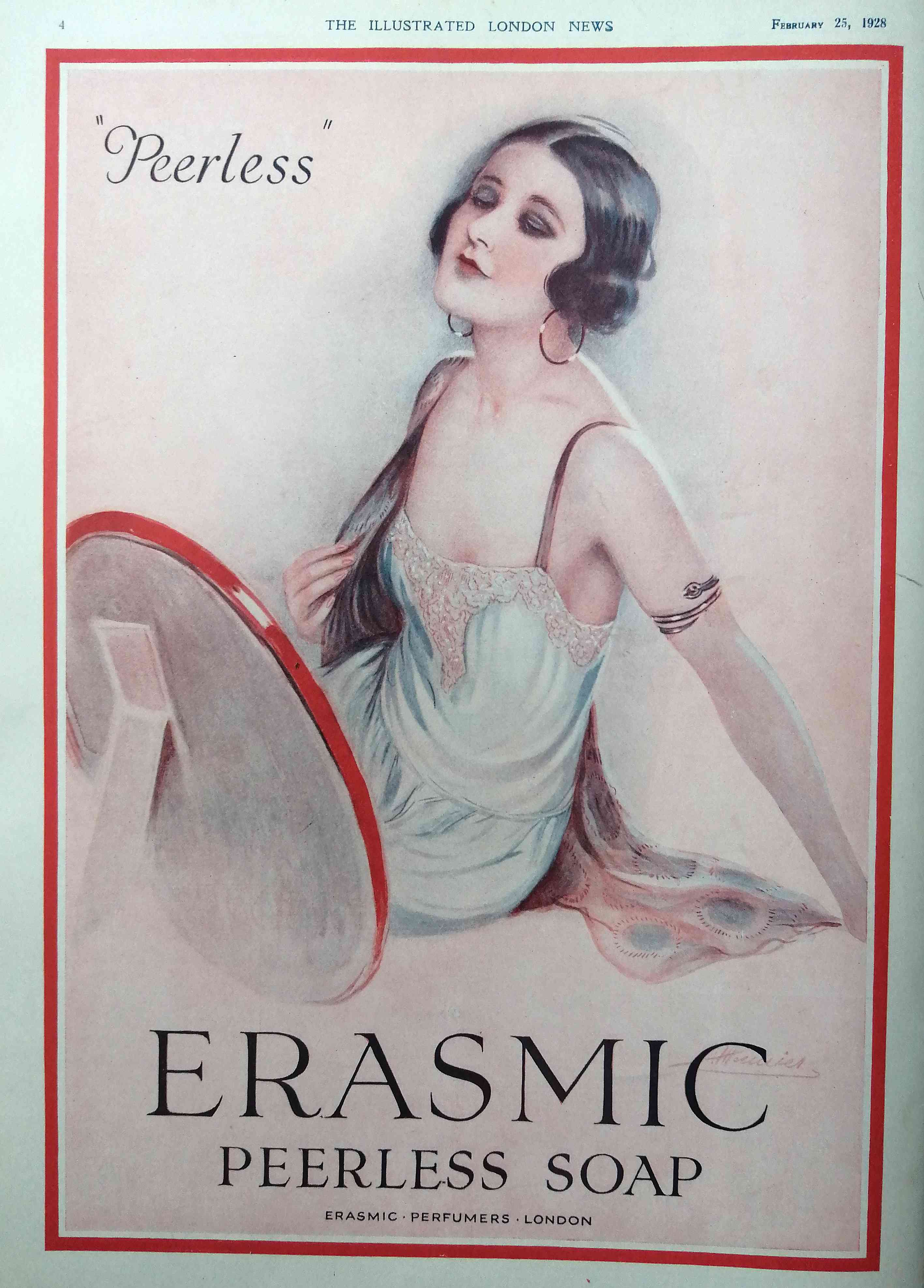 Advert for Erasmic soap