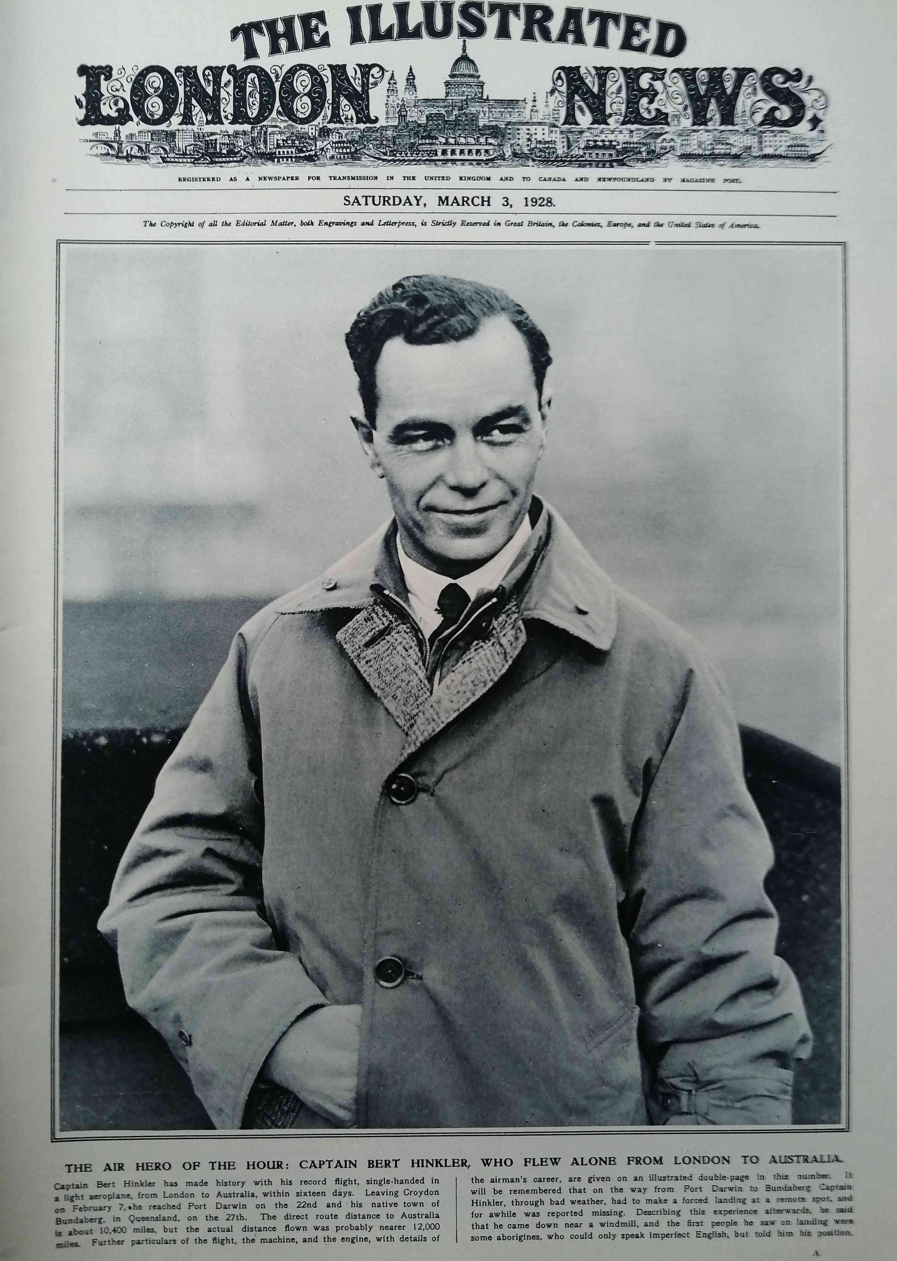 Capt Bert Hinkler