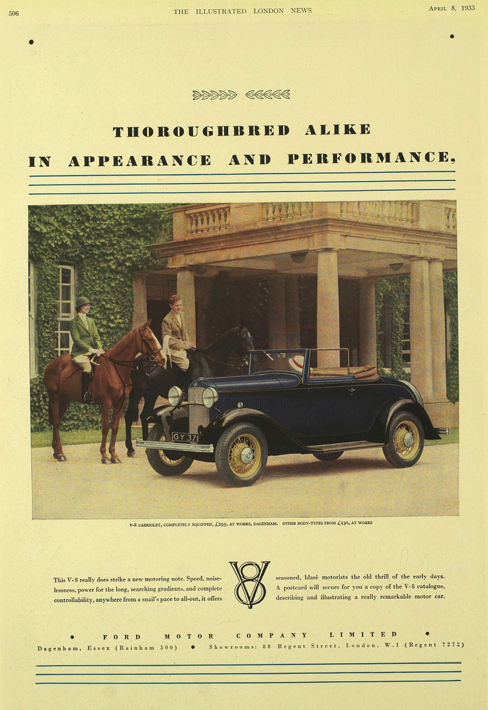 April 8 V8 ford