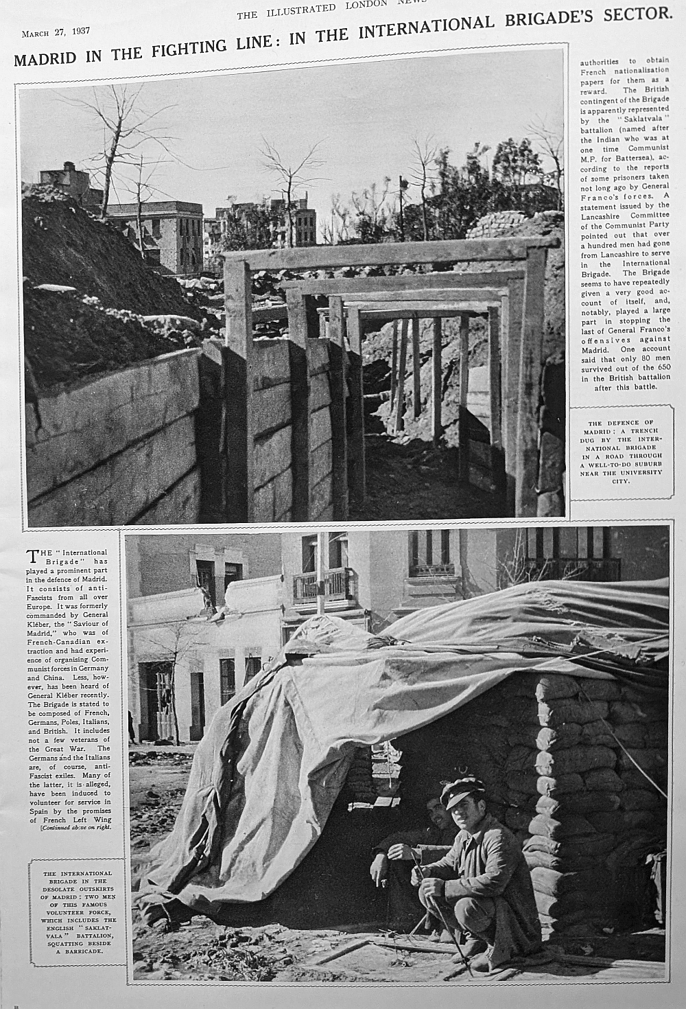 Madrid the international brigade