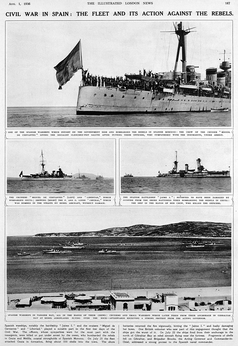 August 1st the Spanish fleet