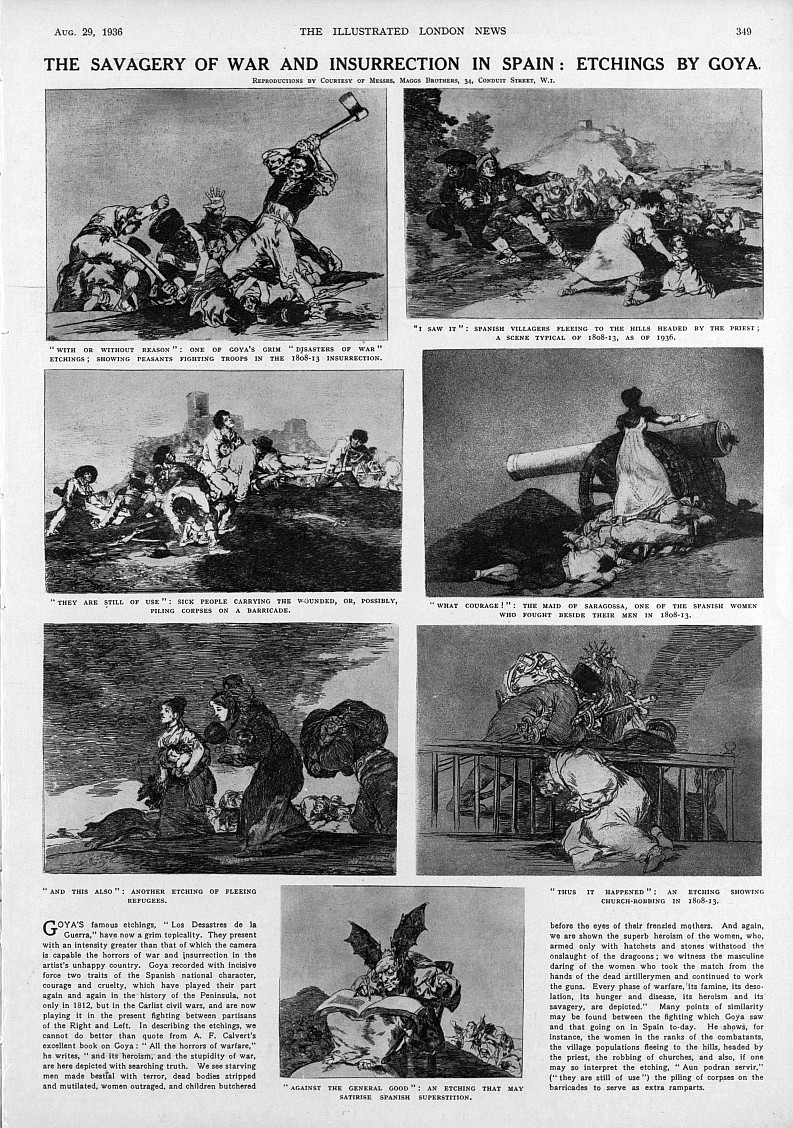 Goya paintings of  war