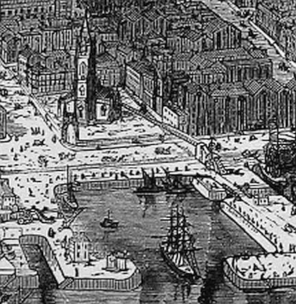 Panorama of Liverpool 1865