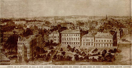 London 1842 looking north