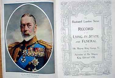 Lying in state and Funeral George V